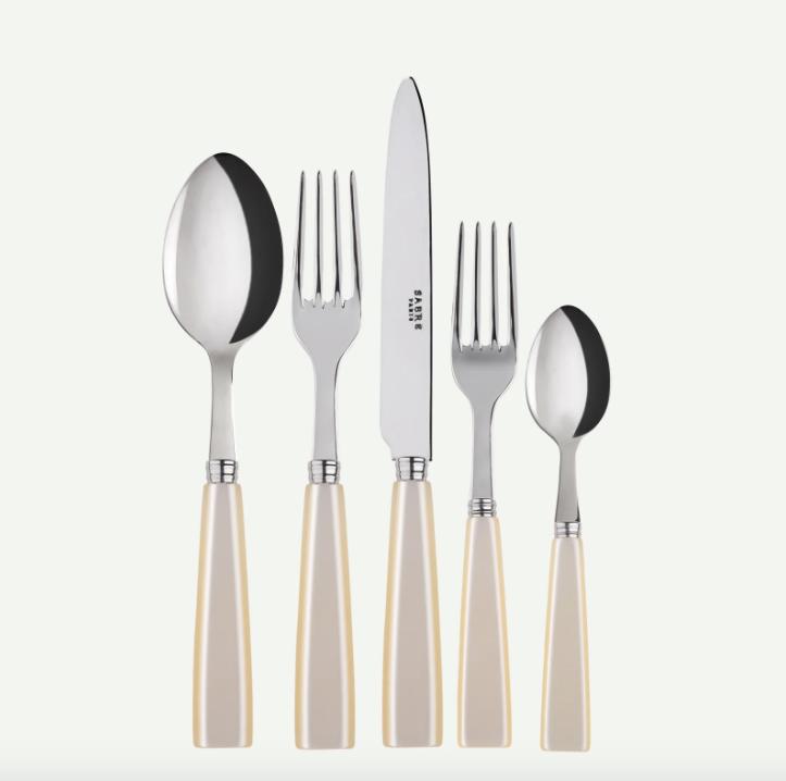 Wilmsen-Pool Sabre Paris Icone 5pc Place Setting | Pearl