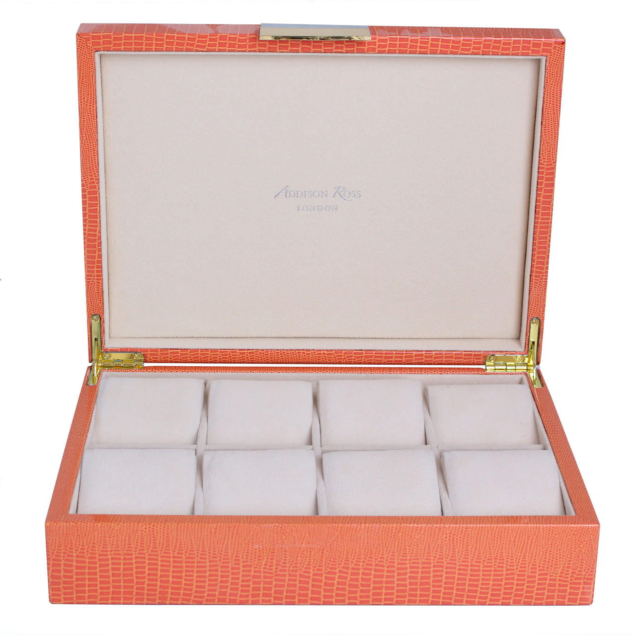 8x11 Box Orange Crock Gold W