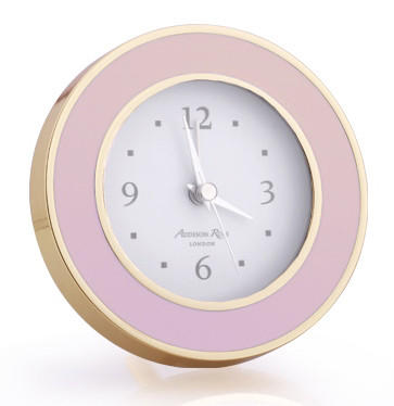 Pastel Pink & Gold Alarm Clock