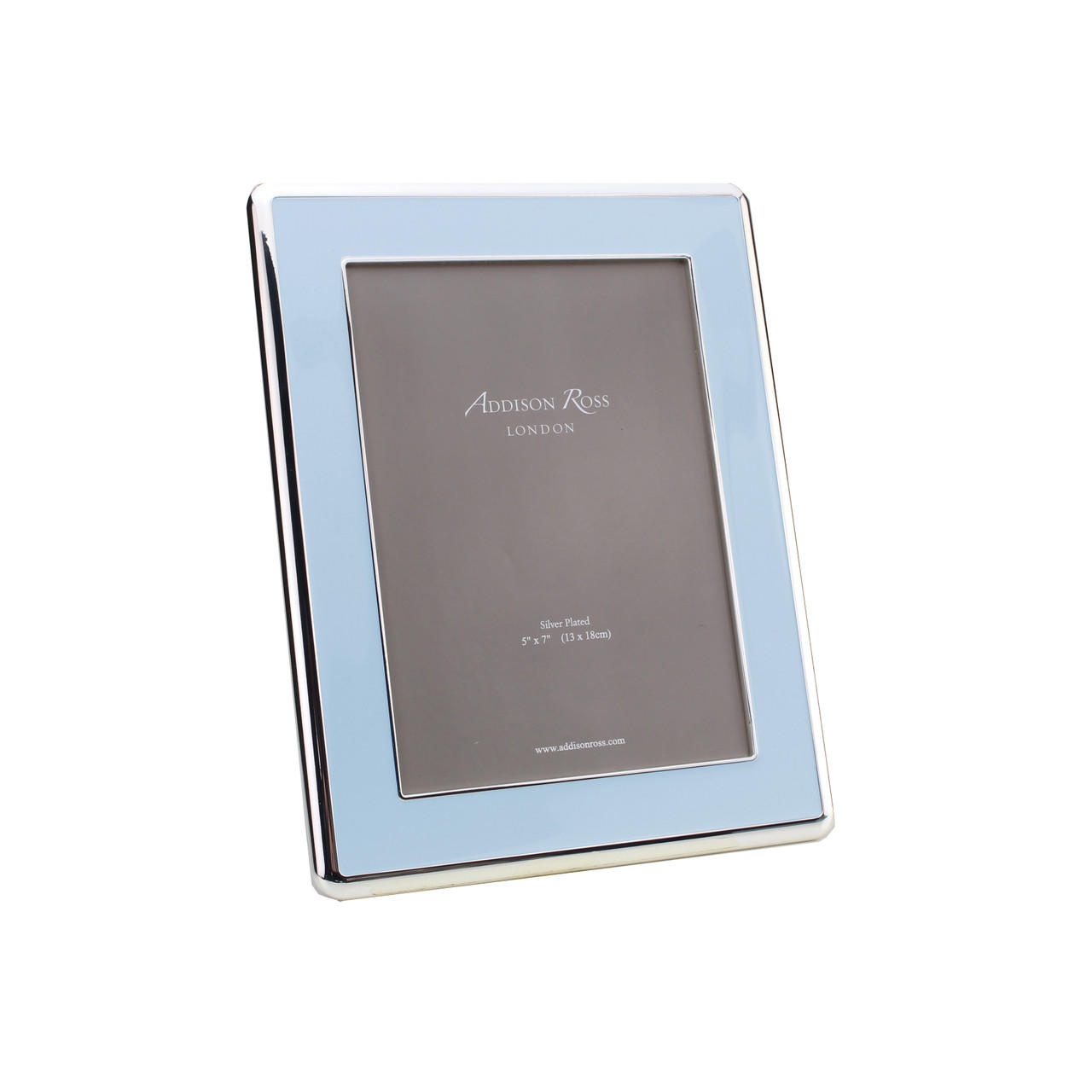 5x7 30mm Silver & Powder Blue 5x7 30mm Silver & Powder Blue