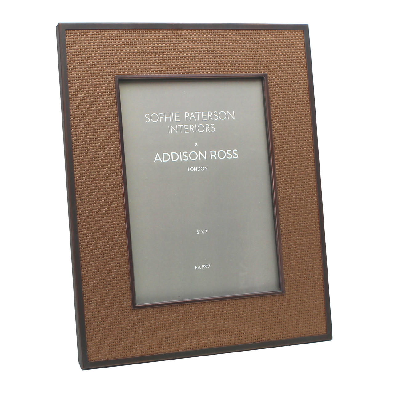 5x7 Almond Rattan Frame