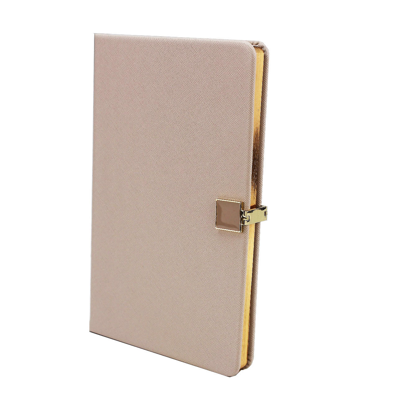 Notebook A5 5x8" Grey Gold
