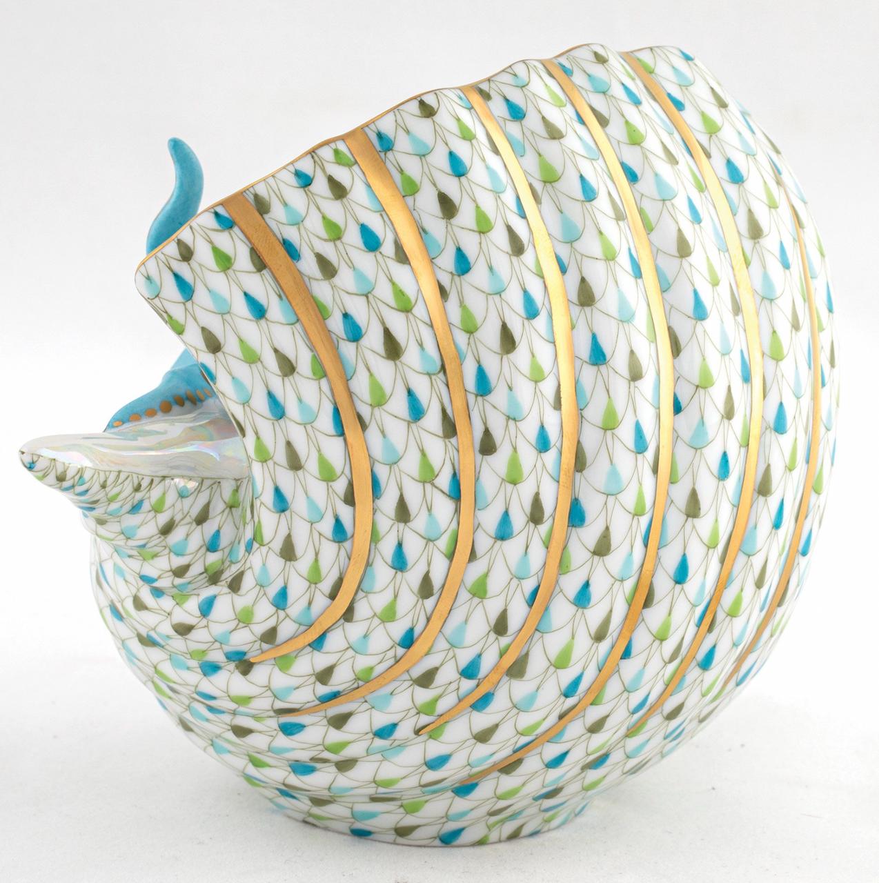 Herend Reserve Collection | Octopus in Shell - Sasha Nicholas