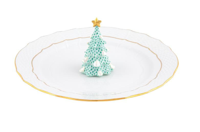 Rice-McCandless Herend Christmas Sweets Plate