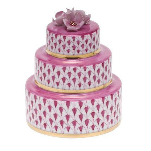 Turnbough-Strong Herend Wedding Cake, Raspberry