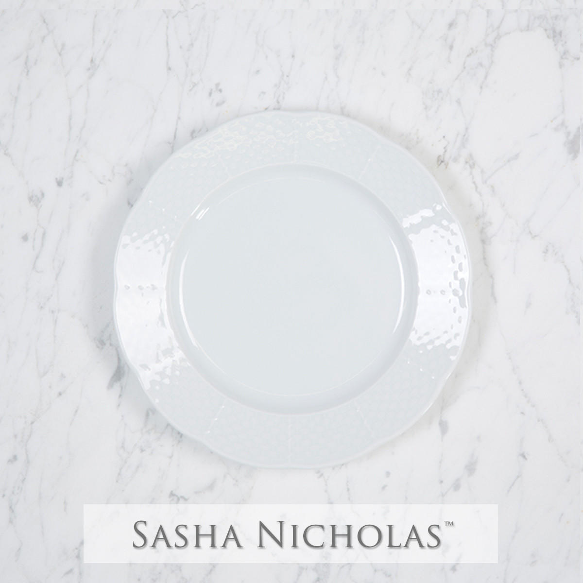 Weave Salad Plate, SNW111, Sasha Nicholas