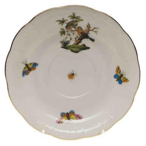 Khalili-Hollo Rothschild Bird Original (no border) Tea Saucer - Motif 10 HERHRD-RO----00734-1-10