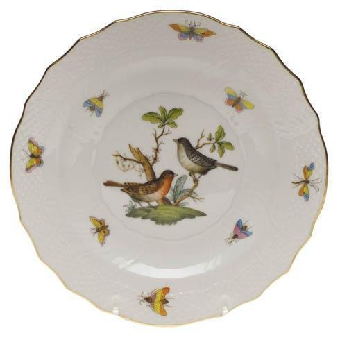 Khalili-Hollo Rothschild Bird Original (no border) Salad Plate - Motif 05 HERHRD-RO----01518-0-05