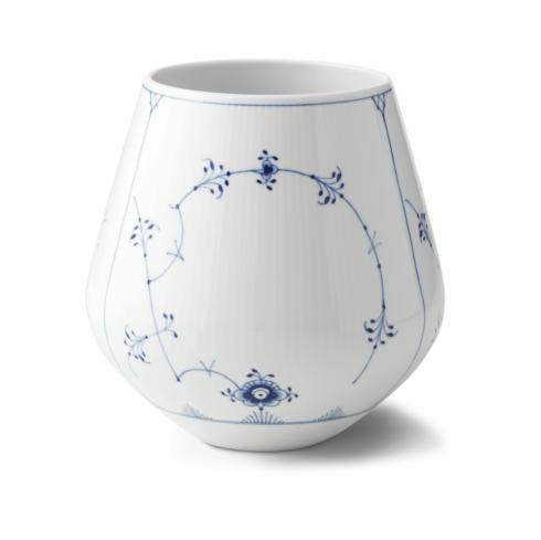 Blue Fluted Plain Vase 8", ROYRCP-1016772, Sasha Nicholas