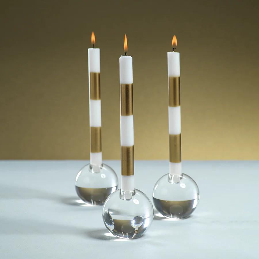 Williams-Reardon Round Crystal Taper Holder