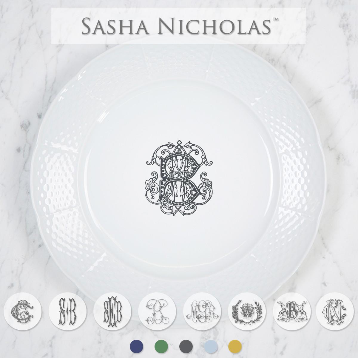 Weave Dinner Plate, SNW106, Sasha Nicholas