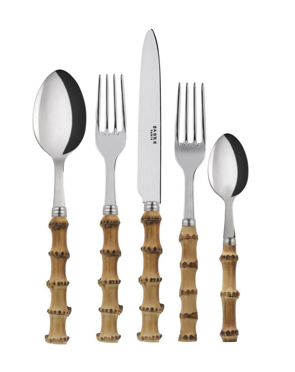 Ellisen-Morehead Sabre Paris Bamboo 5pc Place Setting | Panda  Ellisen-Morehead Sabre Paris Bamboo 5pc Place Setting | Panda