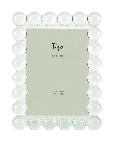 Ellisen-Morehead Crystal Glass Single Row Bubble Frame | 5 x 7