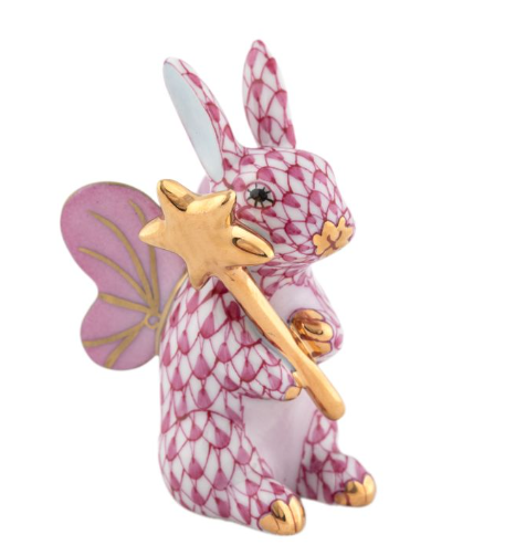 Herend Fairy Bunny | Raspberry