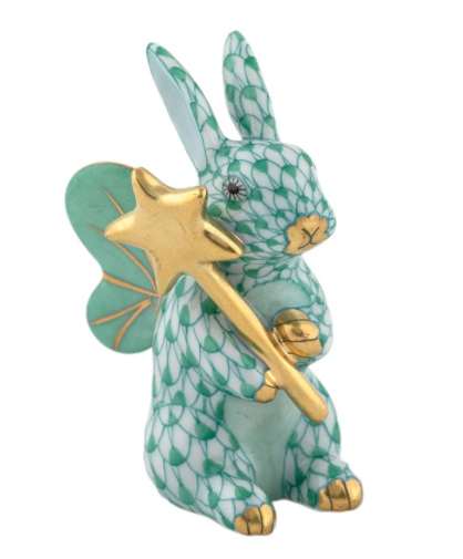 Herend Fairy Bunny | Green