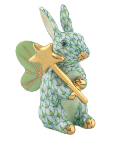 Herend Fairy Bunny | Key Lime Herend Fairy Bunny | Key Lime