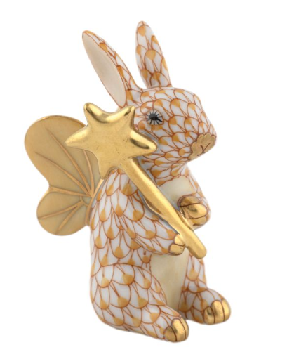Herend Fairy Bunny | Butterscotch Herend Fairy Bunny | Butterscotch