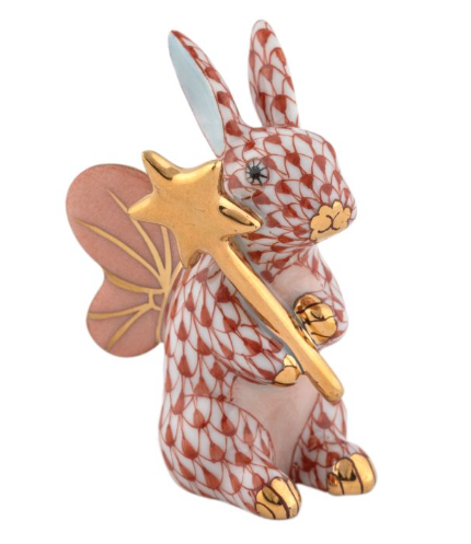 Herend Fairy Bunny | Chocolate