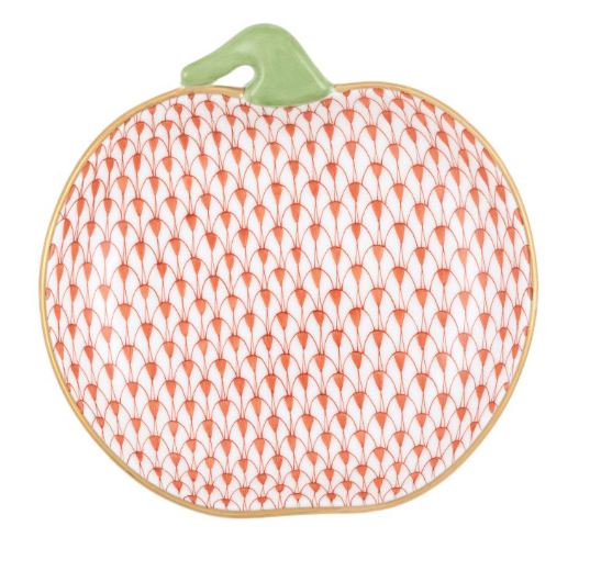 Herend Pumpkin Dish | Rust