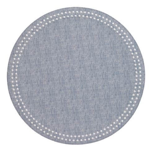 Pearls Bluebell White Mats Pack Of 4, BODBOD-LPR1501p4, Sasha Nicholas