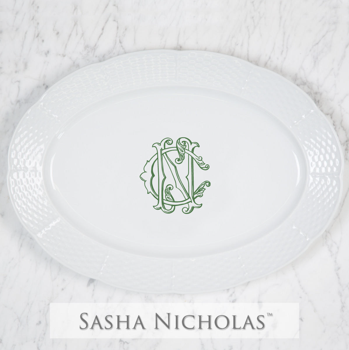Abraham-Catsavis Weave Oval Platter