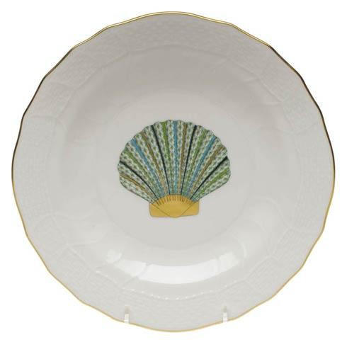 Abraham-Catsavis Aquatic Dessert Plate - Scallop Shell HERHRD-MEVHS201520-0-00