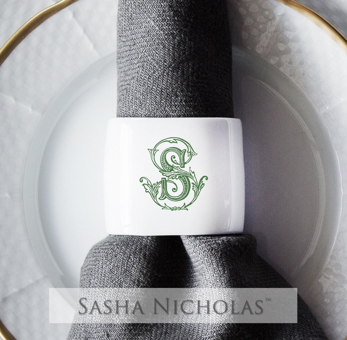 Wardin-Silverstone  Oval Napkin Ring