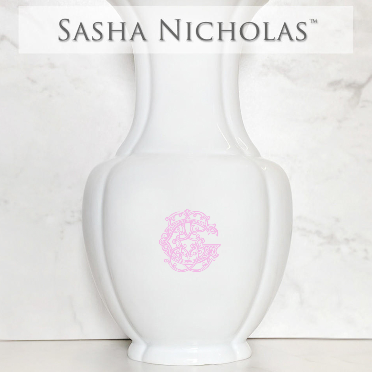 Baker-Green Flower Vase