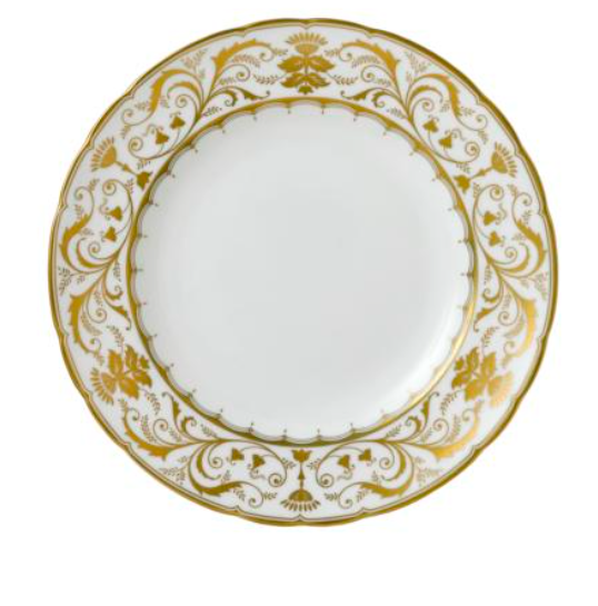  Royal Crown Derby Darley Abbey White Dinner Plate