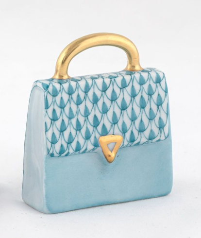 Herend Exhibition Handbag | Turquoise