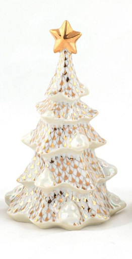 Herend Exhibition Medium Christmas Tree | Gold