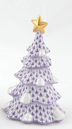 Herend Exhibition Simple Christmas Tree | Lavender