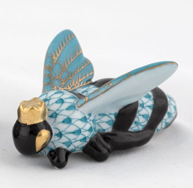 Herend Exhibition Queen Bee | Turquoise Herend Exhibition Queen Bee | Turquoise