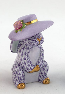 Herend Exhibition Derby Bunny | Lavender Herend Exhibition Derby Bunny | Lavender