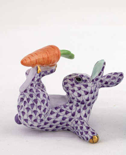 Herend Exhibition Juggler Bunny | Lavender