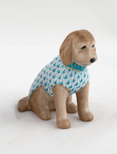 Herend Exhibition Labradoodle | Turquoise Herend Exhibition Labradoodle | Turquoise
