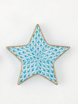 Herend Exhibition Star | Turquoise Herend Exhibition Star | Turquoise