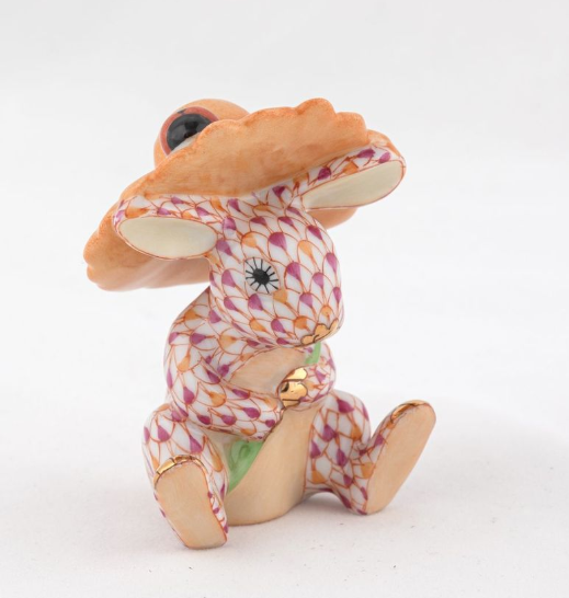 Herend Exhibition Umbrella Bunny | Pink + Peach Herend Exhibition Umbrella Bunny | Pink + Peach