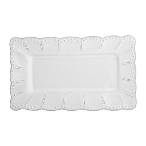 Bella Bianca Stoneware Small Rectangular Platter, ARTATC-BBS1035, Sasha Nicholas