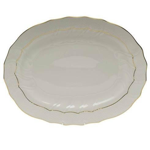 Weber-Hittner Herend Golden Edge Platter