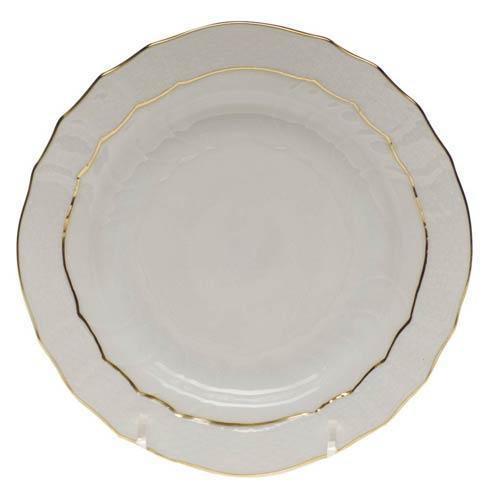 Weber-Hittner Herend Golden Edge Bread & Butter Plate