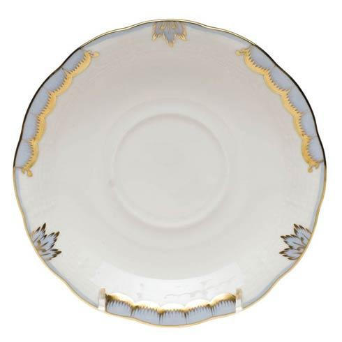 Steiner-McIntyre Herend Princess Victoria Light Blue Tea Saucer
