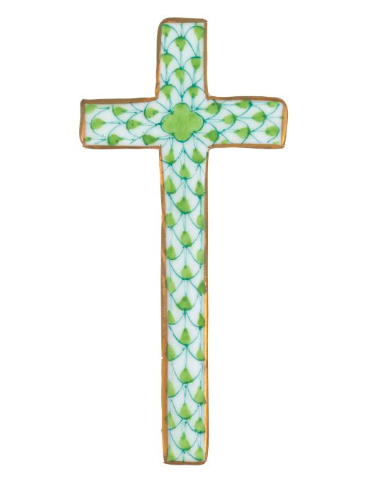 Herend Miniature Cross | Key Lime Herend Miniature Cross | Key Lime