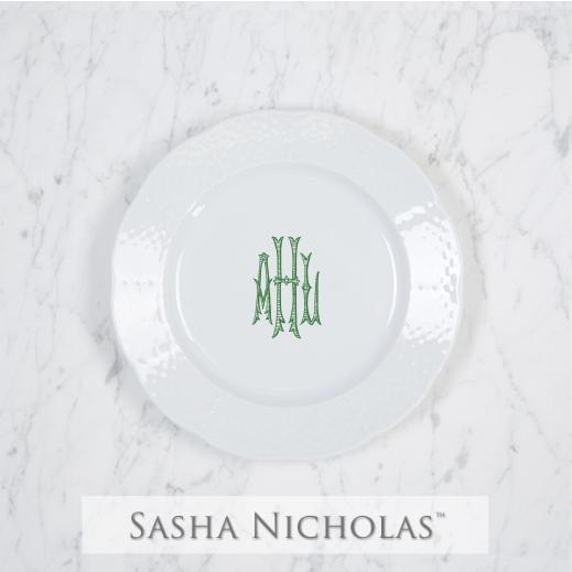 Weave Salad Plate, SNW111, Sasha Nicholas