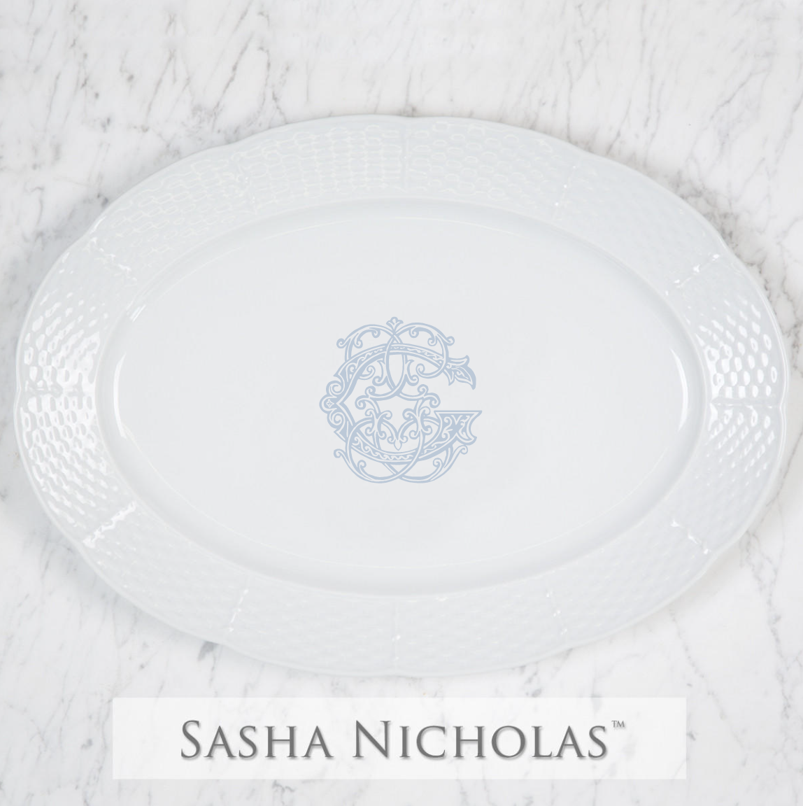 Mougey-Guirl Weave Oval Platter