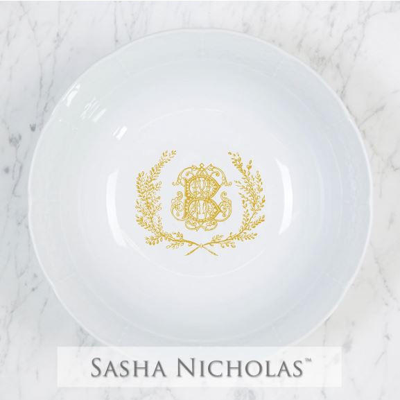 Quick Ship Weave Medium Serving Bowl, QSSNW164, Sasha Nicholas