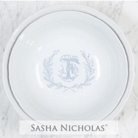 Nesting Large Serving Bowl + Medium Serving Bowl Gift Set, SNG101, Sasha Nicholas