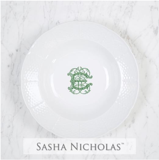 Weave Rim Soup Bowl, SNW116, Sasha Nicholas