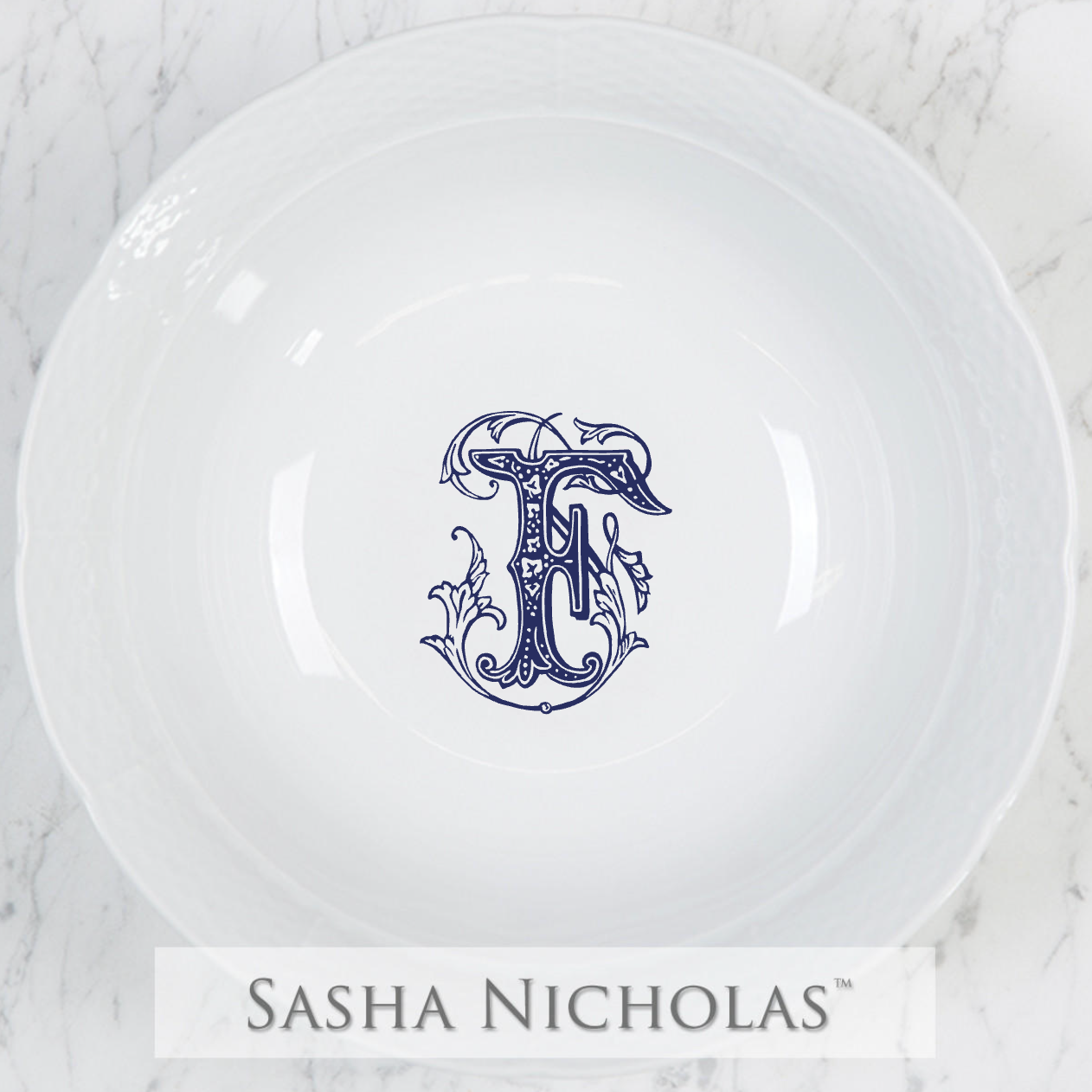 Frick-Frederic Weave Large Serving Bowl