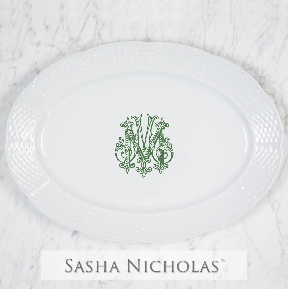 Powell-Miller Weave Oval Platter